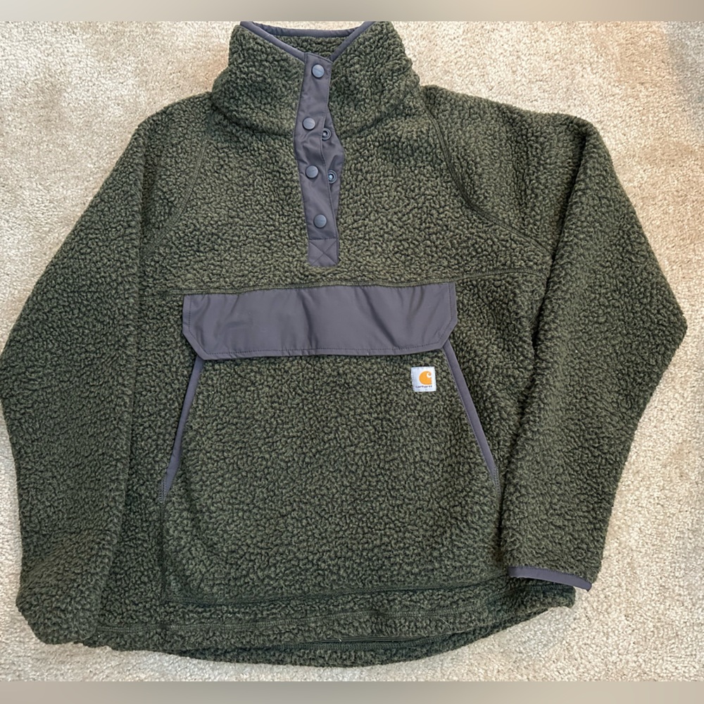 carhartt relaxed fleece pullover